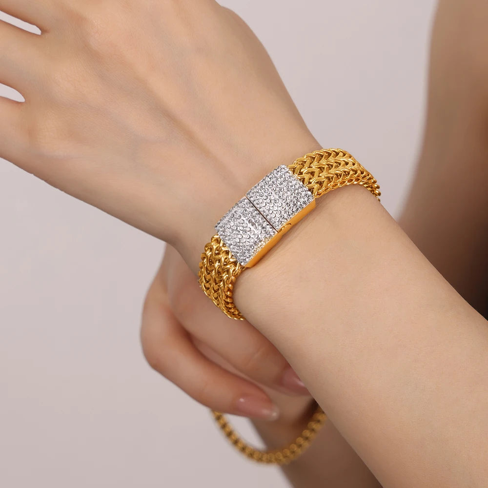 Pulseira Monalisa – Glamour Clássico com Sofisticação Italiana