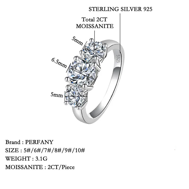 Anel Carmel – Brilho Intenso com Moissanita