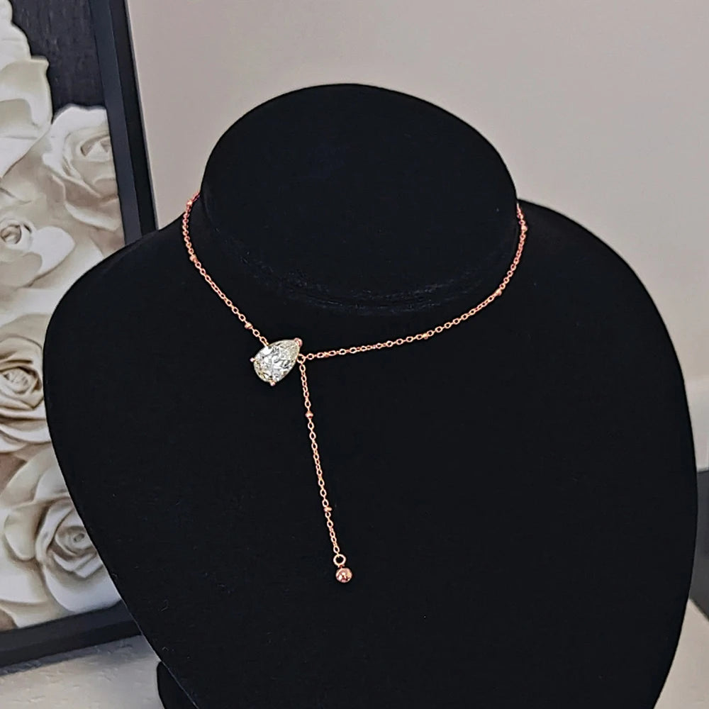 Colar Ângela – Elegância Atemporal em Moissanita