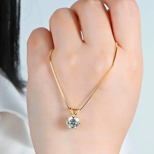 Colar Rosalba – O Encanto da Moissanite em Prata 925