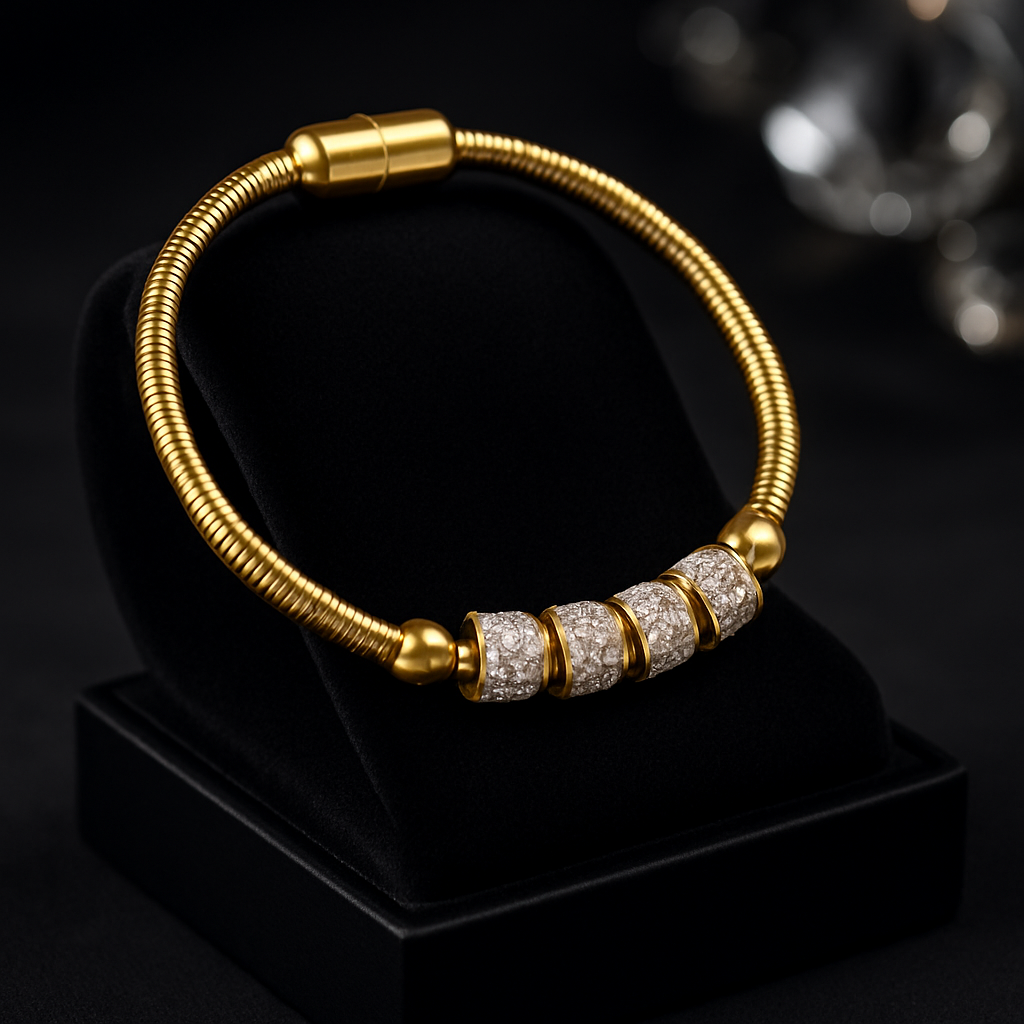Pulseira Martina – Glamour Contemporâneo Inspirado na Itália
