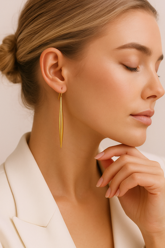 Brinco Valentina – Design Elegante e Feminino Inspirado na Itália