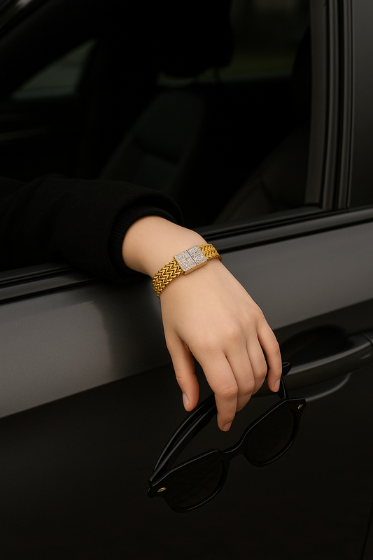 Pulseira Monalisa – Glamour Clássico com Sofisticação Italiana