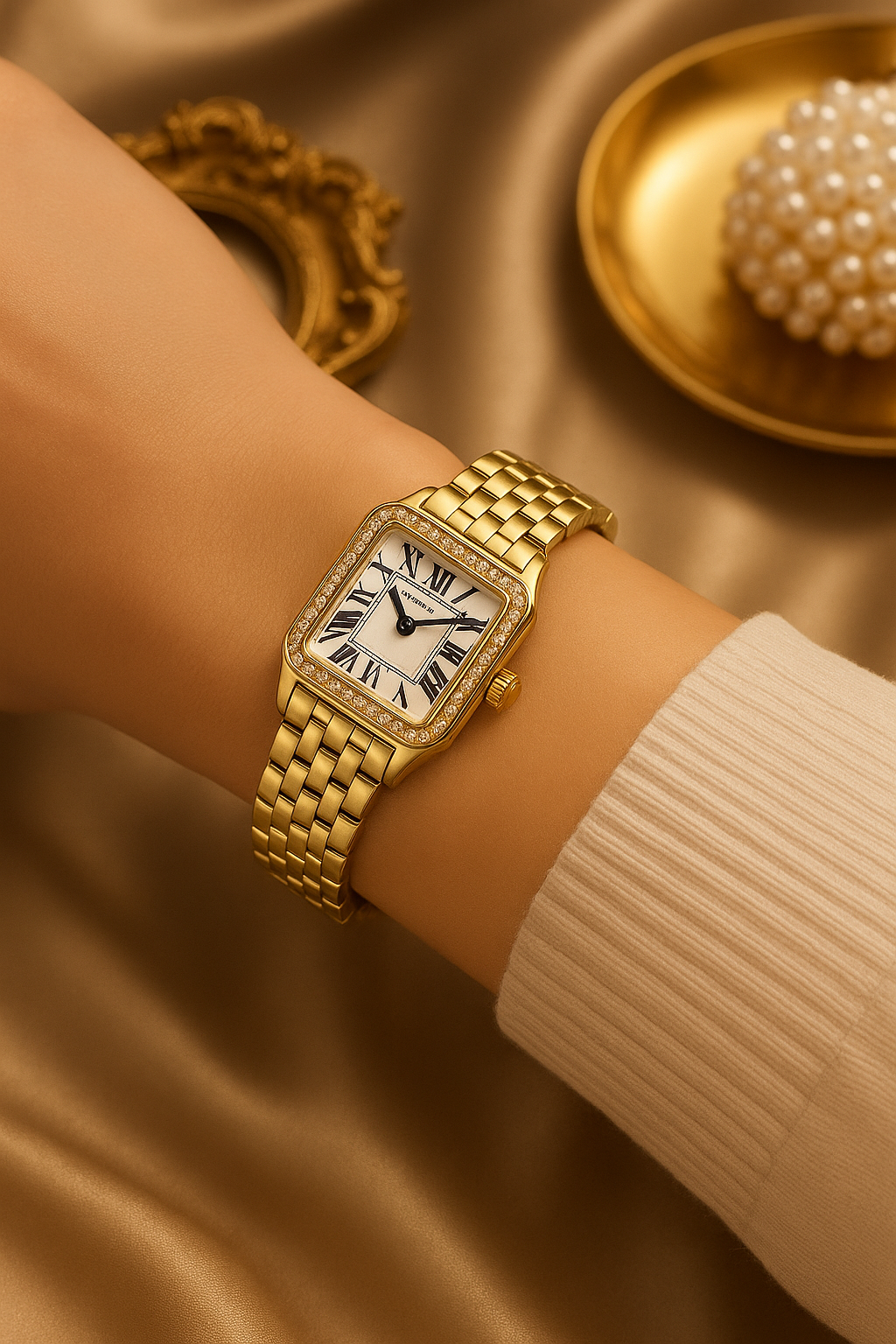 Relógio Alessandra – Elegância Sofisticada com Inspiração Italiana