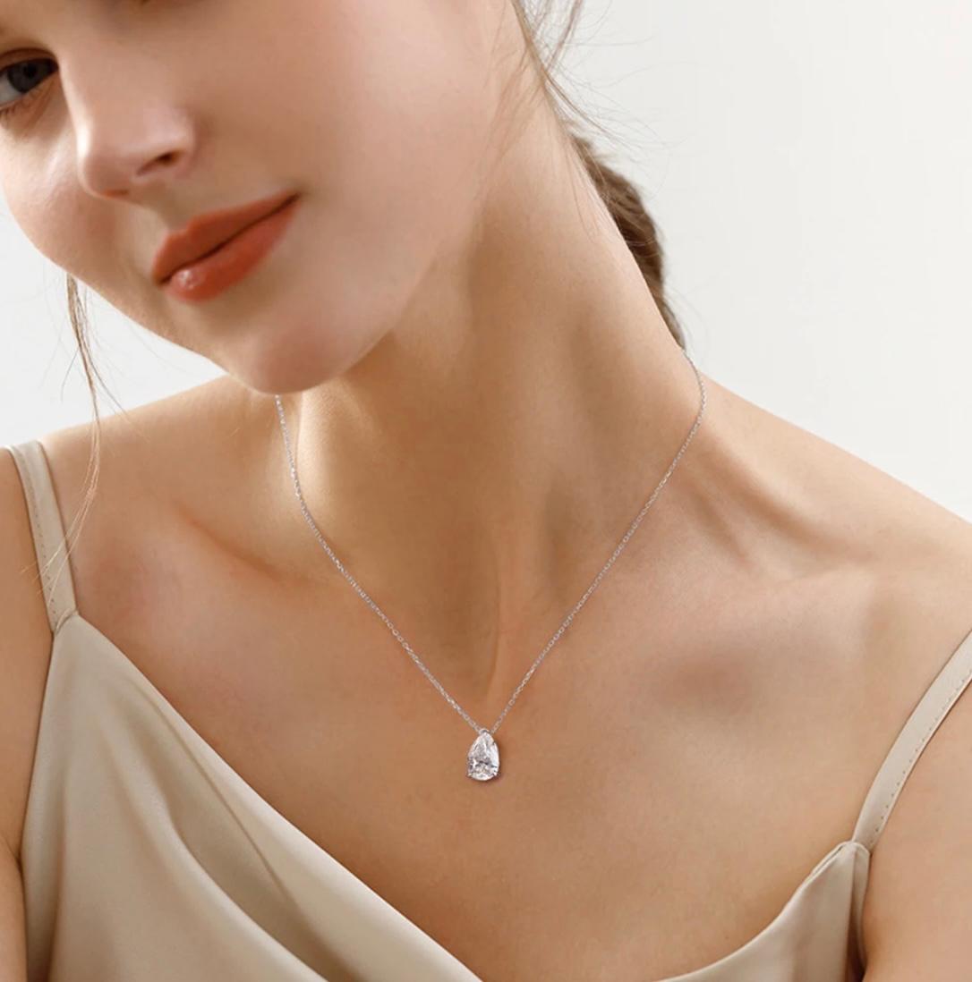 Colar Isotta – Luxo em Prata 925 com Moissanite