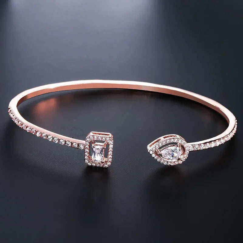 Pulseira Giordana – Luxo em Cobre com Zircônia Cúbica