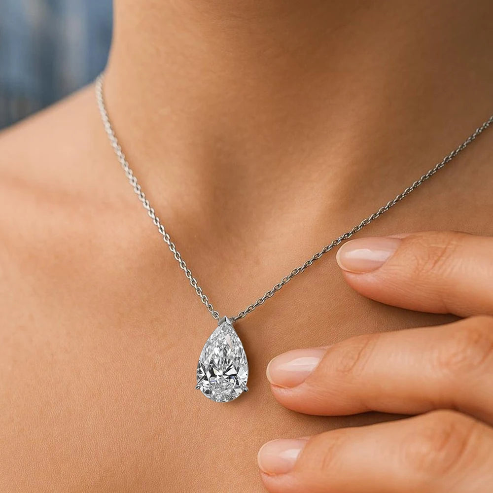 Colar Isotta – Luxo em Prata 925 com Moissanite