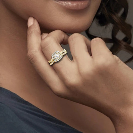 Anel Antonietta – Elegância Brilhante em Ouro 18K