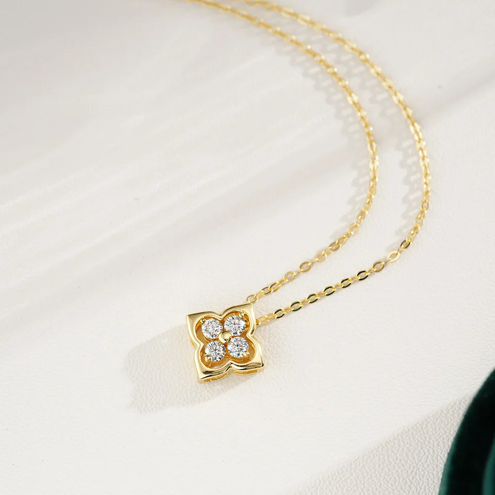 Colar Kara – Luxo Eterno em Ouro com Diamantes