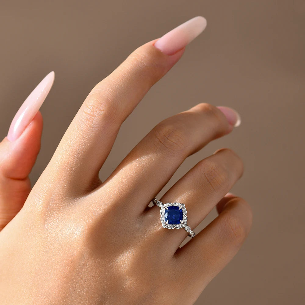 Anel Raschele – O Encanto da Safira Azul