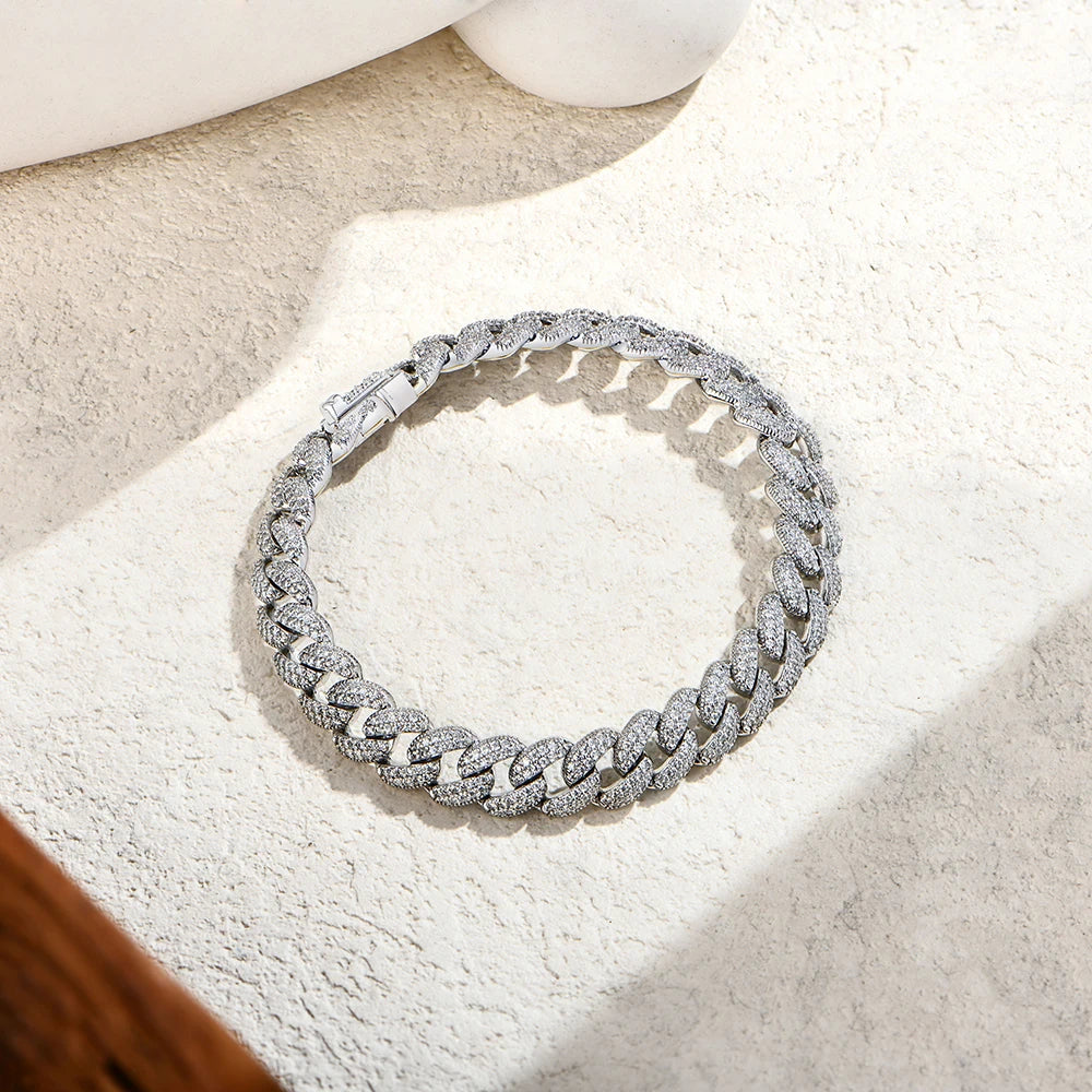Pulseira Marcela – Brilho Eterno da Moissanita em Joia de Luxo