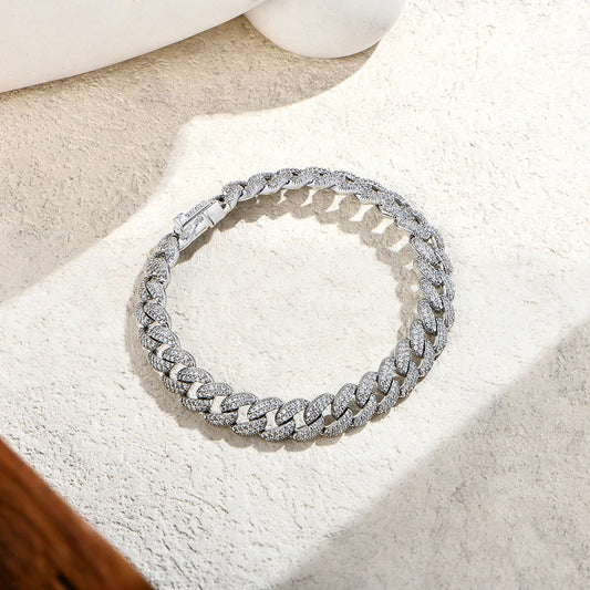 Pulseira Marcela – Brilho Eterno da Moissanita em Joia de Luxo