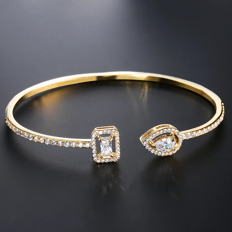 Pulseira Giordana – Luxo em Cobre com Zircônia Cúbica