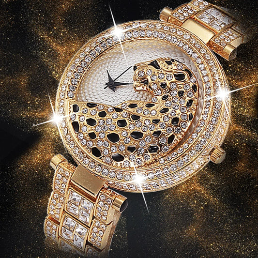 Relógio Elis – Sofisticação em Aço Inoxidável Banhado a Ouro 18K