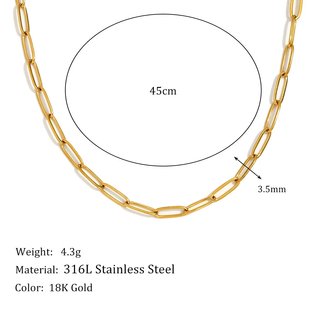 Colar Aurora – Elegância Radiante em Aço Inoxidável Banhado a Ouro 18K